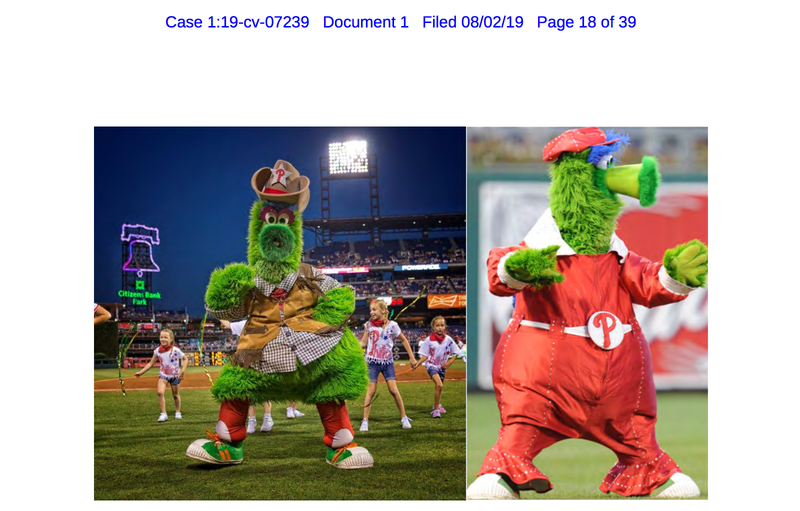 Illustration for article titled Phillies File Lawsuit To Prevent Phanatic From Hitting Free Agency